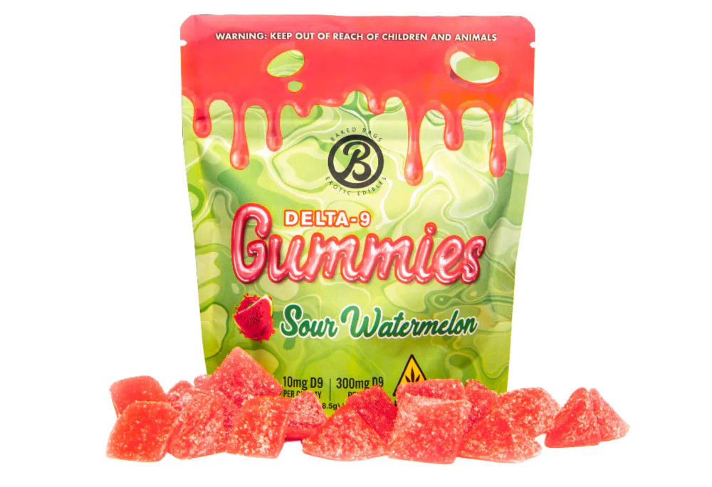 Sour Watermelon THC Gummies 1 Sour Watermelon THC Gummies