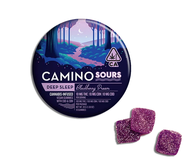 Camino Blackberry Dream High Dose Gummies 1 Camino Blackberry Dream High Dose Gummies