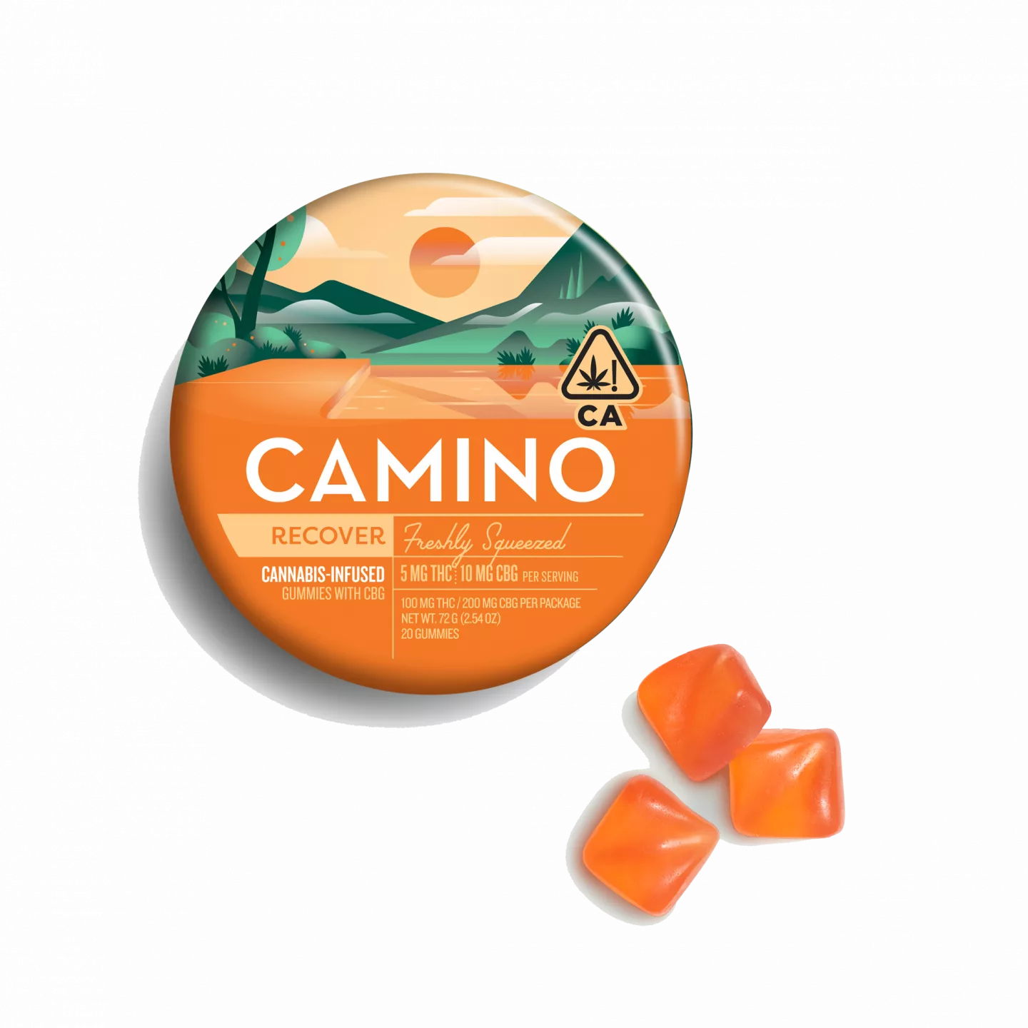 Camino Freshly Squeezed CBG Recover Gummies 1 Camino Freshly Squeezed CBG Recover Gummies