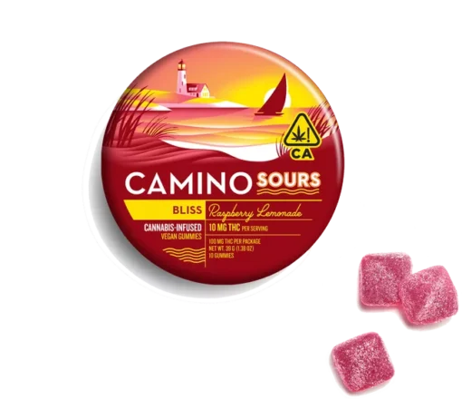 Camino Sours Raspberry Lemonade Bliss Gummies