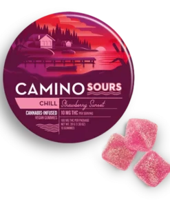 Camino Sours Strawberry Sunset Chill Gummies