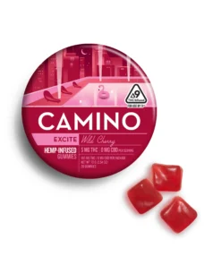 Camino Wild Cherry Excite Gummies