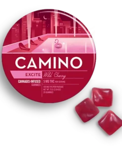 Camino Wild Cherry Excite Gummies