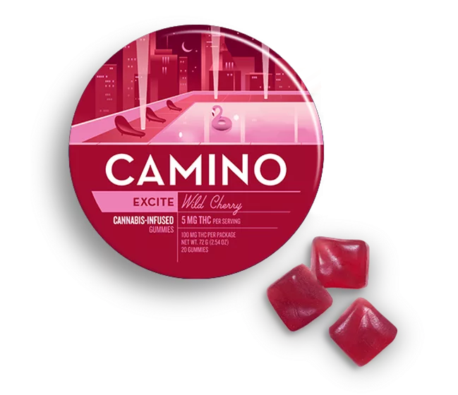 Camino Wild Cherry Excite Gummies 1 Camino Wild Cherry Excite Gummies