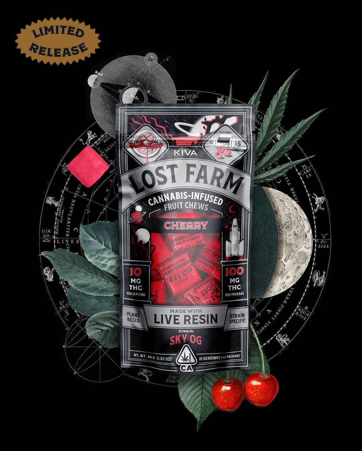 Cherry x Sky OG Cannabis Chews 1 Cherry x Sky OG Cannabis Chews