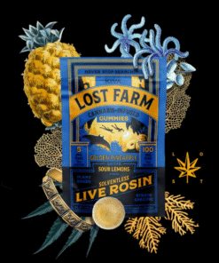 Golden Pineapple Sour Lemon Gummies