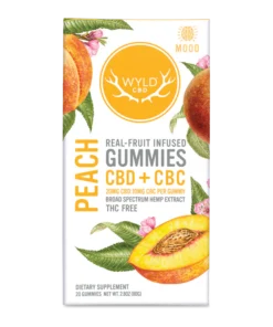 Peach CBD:CBC Gummies | CBD-Only