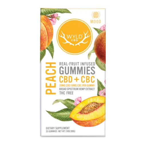 Peach CBD:CBC Gummies | CBD-Only
