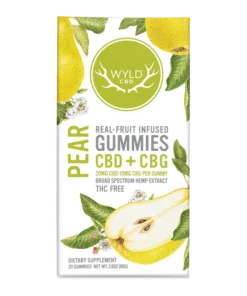 Pear CBD:CBG Gummies | CBD-Only