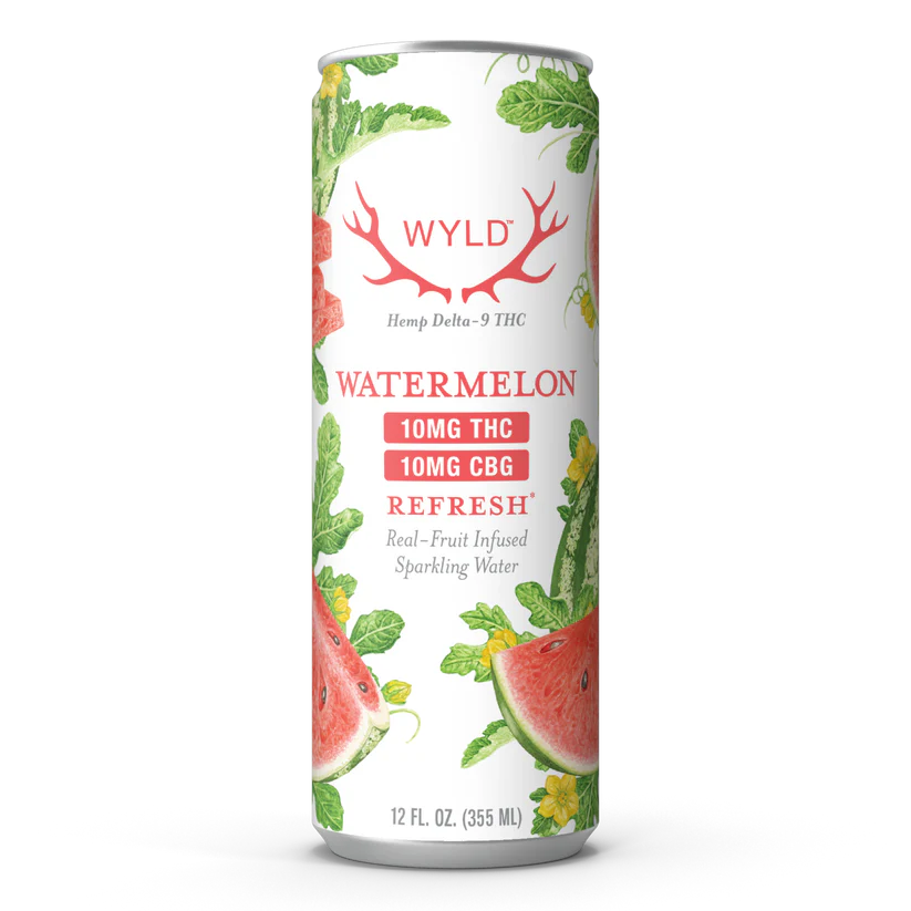 Watermelon THC:CBG Sparkling Water | Refresh 1 Watermelon THC:CBG Sparkling Water | Refresh